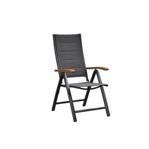 Paxos Klappsessel Aluminium/Textil/Akazie