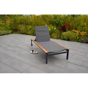 Paxos Liege Aluminium/Textil/Akazie