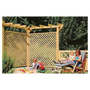 Pergola komplett
 9 x 9 x 450 cm, kdi-grün