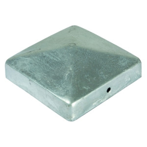 Pfostenabdeckung aus Metall 7 x 7 cm, fvz.