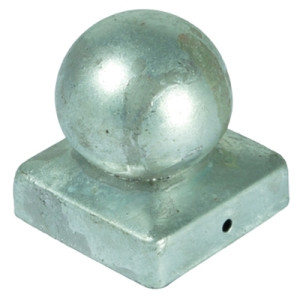 Pfostenabdeckung aus Metall 7 x 7 cm, fvz.