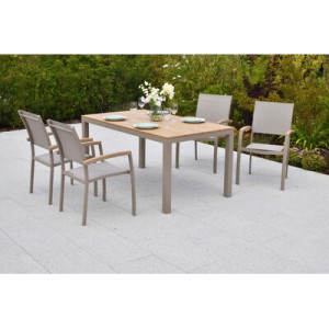 Piemont Set 5tlg. Aluminium/Textil