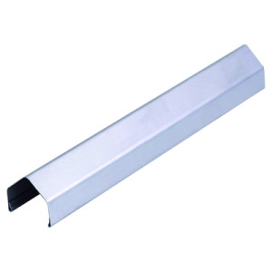 PROTEC Rahmenprofil aus Metall 180 cm, Edelstahl