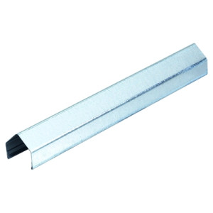 PROTEC Rahmenprofil aus Metall 180 cm, Stahloptik