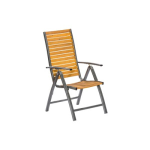 Santorin Klappsessel Aluminium/Textil/Akazie