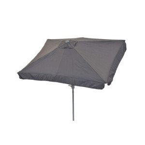 Schirm 160 x 230 cm, 38 mm Rohr, grau