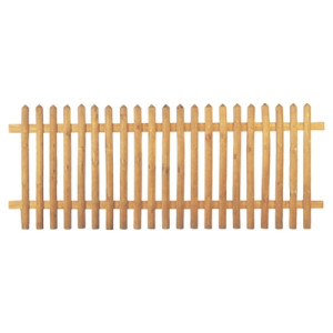 Senkrechtzaun 250 x 150 cm kdi braun