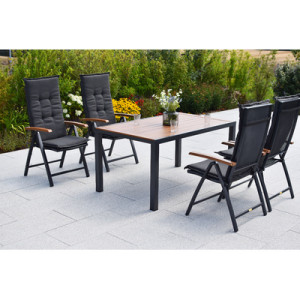Thasos Set 9tlg. Aluminium