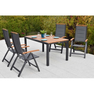 Tino Set 5tlg. Aluminium/Textil