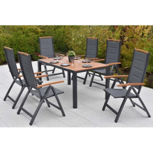 Tino Set 7tlg. Aluminium/Textil
