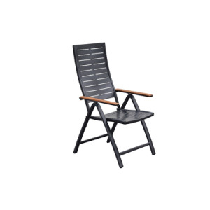 Tinos Klappsessel Aluminium/Akazie