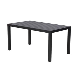 Tisch 150 x 90 cm Aluminium
