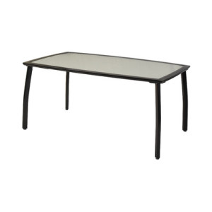 Tisch 150 x 90 cm graphitfarbenes Gestell
