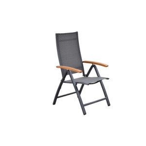 Toblino Klappsessel Aluminium/Texti/Akazie