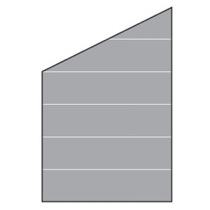 VETRO ECKE links 120x120/180cm Dekor 82, sat