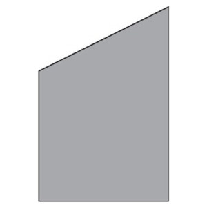 VETRO ECKE links 120x120/180cm Dekor 84, sat