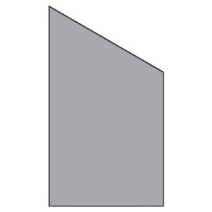 VETRO ECKE rechts 103x180/120cm Dekor 84, sat