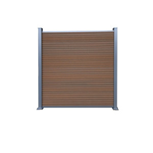 WAREN-Serie, WPC-Steckzaun-Set teak