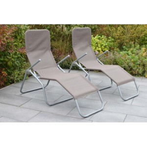 Wellnessliege XXL, 2er Set