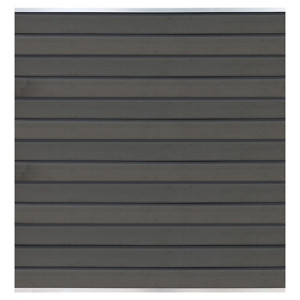 WOLLBACH-Serie, WPC-Steckzaun 175x180cm,grau