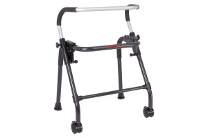 Chinesport Walk-On Roll - Deambulatore Pieghevole 2 Ruote in Alluminio