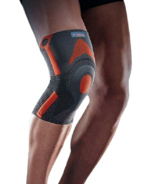 Thuasne Ginocchiera rotulea rinforzata in tessuto traspirante elastico indicata per attività sportiva -  Sport