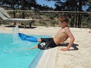 Identites Bloccs protezione impermeabile per gessi e bendaggi per bagno doccia piscina blu riutilizzabile