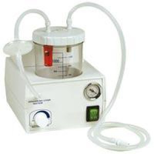 Intermed Aspiratore Chirurgico 15L/min con Vaso Sterilizzabile 1000cc