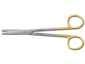 Gima forbici rette Metzenbaum in acciaio inox AISI 420 con punte in carburo di tungsteno 20 cm