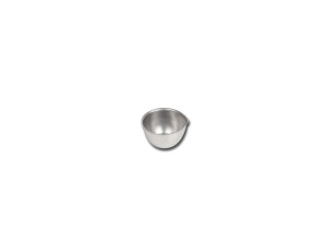 Gima capsula in acciaio inox AISI 304 con fondo piano e becco 18/8