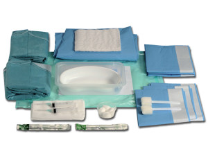 Gima Kit Chirurgia Generale Sterile con Camici e Strumenti Completi
