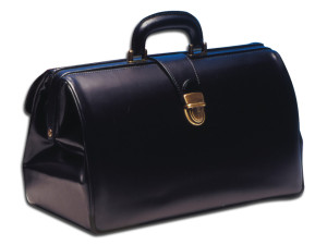 Gima Borsa per Dottore Supertexas in Pelle Nera