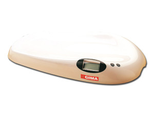 Gima bilancia digitale per neonati con display LCD 65x26 mm conversione kg/lbs copripiatto lavabile