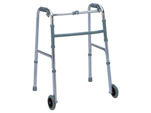 Gima Deambulatore in Alluminio Leggero con Ruote Regolabile 79-97 cm