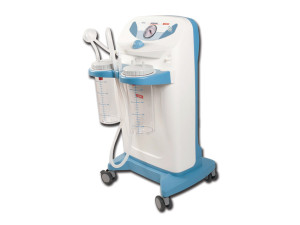Gima Hospi Plus aspiratore chirurgico ad alto flusso con due vasi da 2 litri in makrolon e filtro batterico