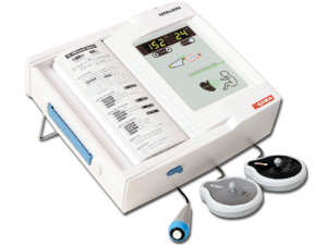 Gima Fc 700 cardiotocografo monofasico con doppler 1 MHz, stampante termica, display LED, allarme