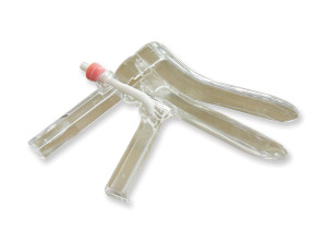 Gima speculum vaginale Cusco monouso con regolazione a vite in plastica trasparente sterile