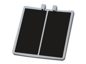 Gima placca bipartitica in gomma 20 x 15 cm senza cavo per elettrobisturi