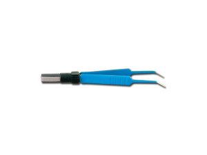 Gima Pinza bipolare Jeweler 5 curva con punte da 0,25 mm in acciaio lunghezza 11,5 cm sterilizzabile