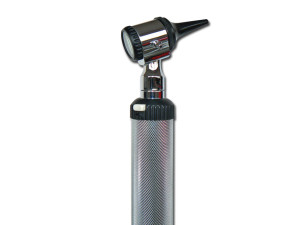 Gima Parker otoscopio nero con lampadina alogena 2,5V lente 3X latex free e borsetta similpelle