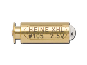 Gima lampadina Heine 105 2,5V per otoscopi a fibre ottiche Mini 3000 colore ottone