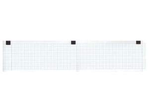 Gima rotolo per elettrocardiografo 50 mm x 25 m con griglia blu e indicatori compatibile Autoruler 12/1