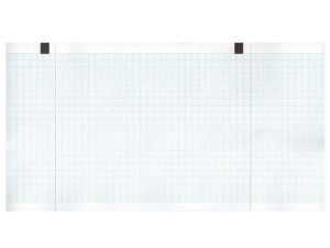 Gima Start 100 rotolo di carta termica per ECG 130 mm x 27 m con griglia blu e indicatori
