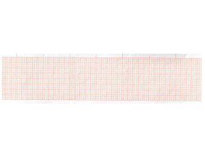Gima rotolo di carta termica per ECG 50 mm x 30 m con griglia arancione senza indicatori