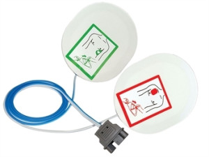 Gima placche compatibili per defibrillatori GE per pazienti oltre 8 anni con gel e cavo senza lattice