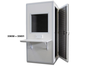 Gima Cabina Pro 25 per esame audiometrico 91x91x193 cm laminato plastico poliuretano vetro sicurezza