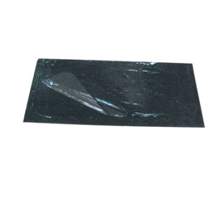 Gima telo per salma in PVC con due cerniere lampo lunghe nero trasparente portata 150 kg 210x90 cm