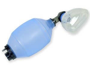 Gima Pallone Rianimazione Silicone per Adulti con Mascherina Autoclavabile