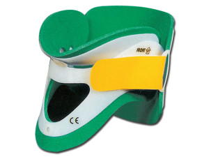 Gima set di 6 collari per pronto soccorso in polietilene con rivestimento EVA e chiusura in velcro