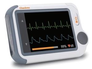 Gima Checkme Lite monitor multiparametrico portatile con Bluetooth touch screen e misurazione ECG e SpO2